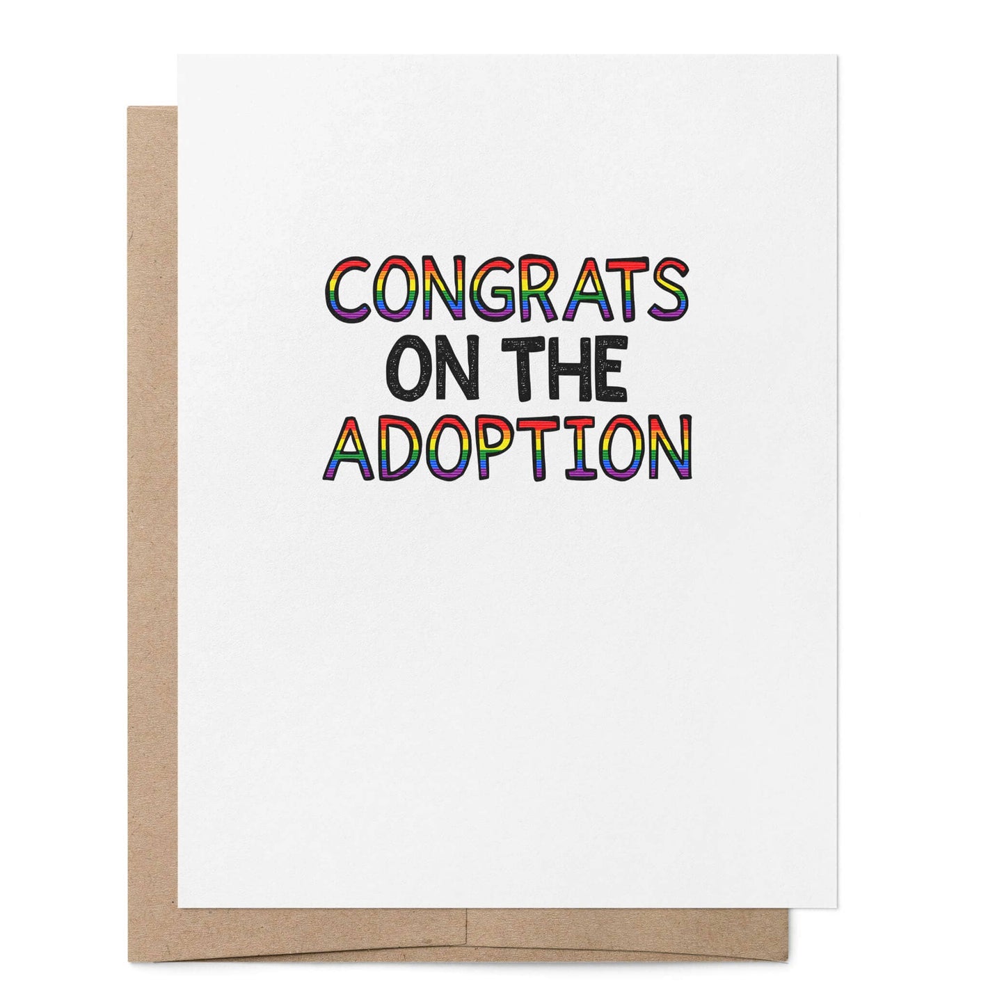 Congrats on the Adoption LGBTQ+ Greeting Card