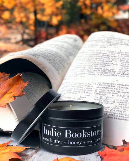 Indie Bookstore 4oz Soy Candle