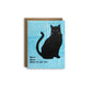 Meow Meow Meow Letterpress Greeting Card