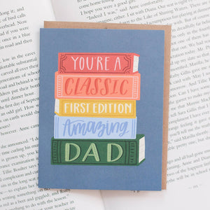 First Edition Dad Father's Day Greeting Card