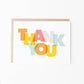 Modern Thank You Greeting Card