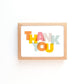 Modern Thank You Greeting Card