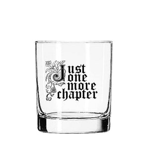 Just One More Chapter 11oz Glass Tumbler Rocks Glass