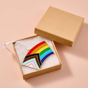 Progress Pride Flag Ornament