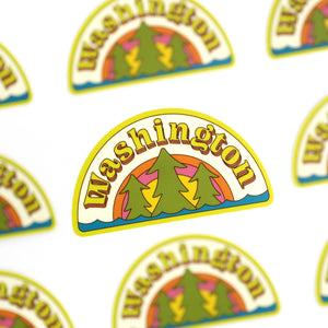 Retro Washington Sticker