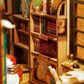 DIY Miniature House Book Nook Kit: Bookstore