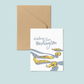 Washington Slugs Letterpress Greeting Card