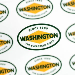 1889 Washington Classic Badge Sticker