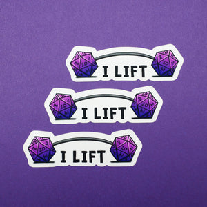 I Lift gaming  sticker