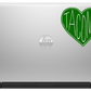 Tacoma Heart Sticker - Green