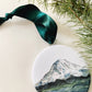 Tahoma Mount Rainier Watercolor - Ornament