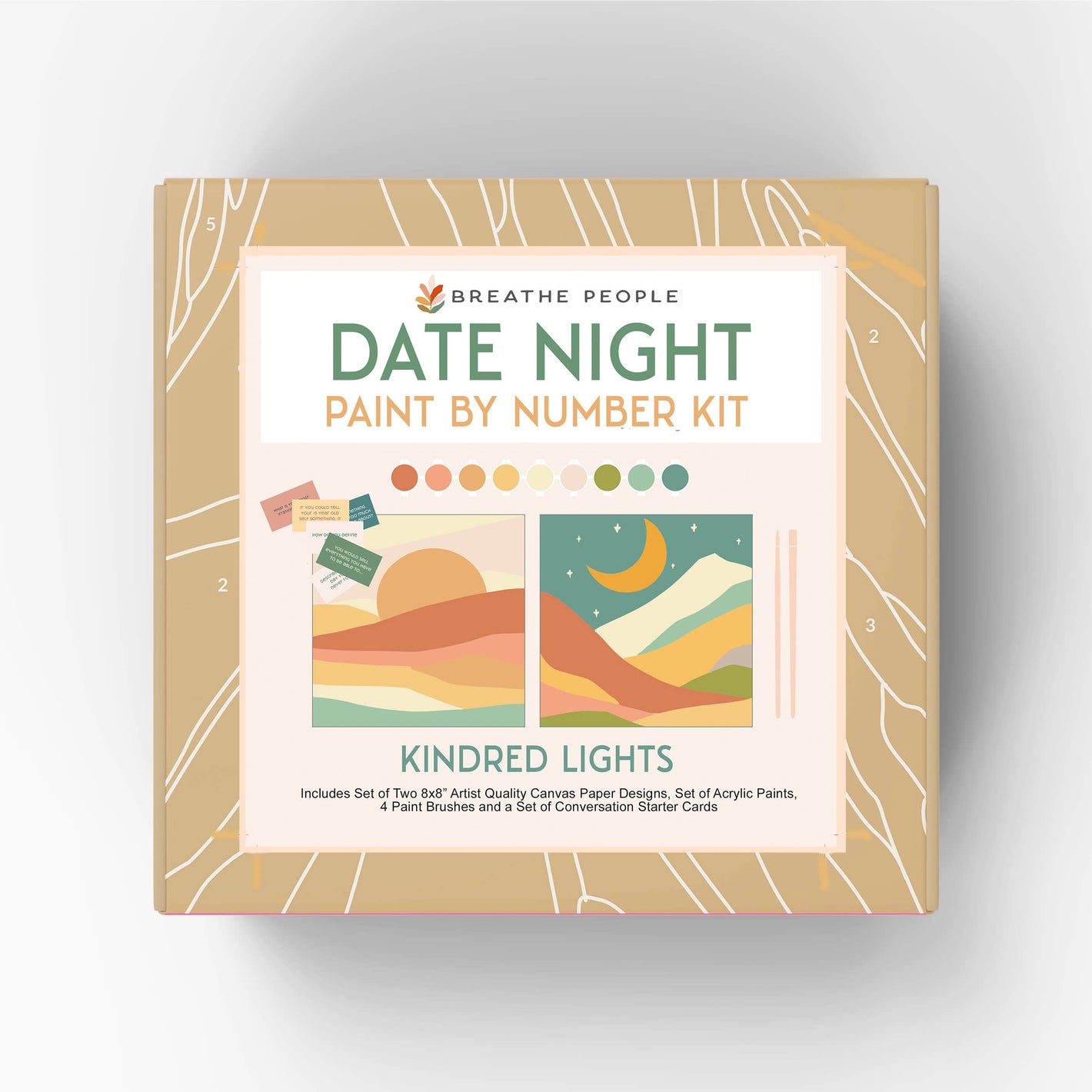 Date Night Paint by Number Kit for Couples