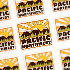 Pacific Northwest Sunrise Sticker