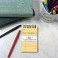 Vintage Nostalgia Library Card Memo Pad