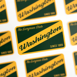 Washington K Style Badge Sticker