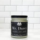 Mr Darcy Literary 9oz Glass Soy Valentine's Day Candle