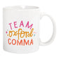 Team Oxford Comma Coffee Mug