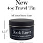 Book Lover Lavender + Cotton 4oz Soy Candle