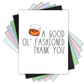 Old Fashion Thank You | Funny Thank You Card