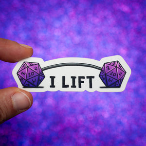 I Lift gaming  sticker