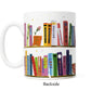 My Colorful Bookshelf Coffee Mug