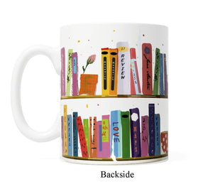 My Colorful Bookshelf Coffee Mug