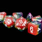 16mm Resin Polyhedral Dice Set - Colorful 18 Colors