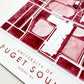 University of Puget Sound Watercolor Campus Map Art PRINT