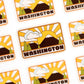 Washington Sunrise Sticker