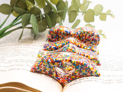 Rainbow Sprinkle Book Page Holder, Thumb Page Holder