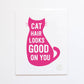 Cat Hair Art Print