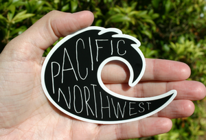 Pacific Northwest Wave Sticker