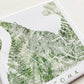 Tacoma Ferns Art Map - Metal Magnet