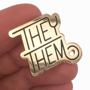 Pronoun Pin - They/Them