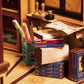 DIY Miniature House Book Nook Kit: Bookstore