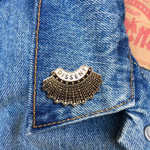 Dissent Collar Pin