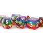 16mm Resin Polyhedral Dice Set - Colorful 18 Colors