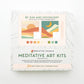 Sun + Moonlight Meditative Art Paint by Number Kit+ Easel