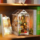 DIY Miniature House Book Nook Kit: Garden House