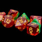 16mm Resin Polyhedral Dice Set - Colorful 18 Colors