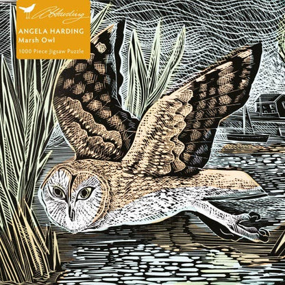 Angela Harding: Marsh Owl 1000 Piece Sustainable Jigsaw