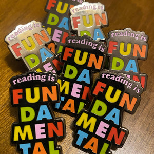 Reading is Fundamental Enamel Pin