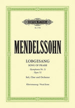 Lobgesang (Symphony No. 2 in B Flat) Op. 52 (Vocal Score): Symphony-Cantata for Sst Soli, Choir and Orchestra (Ger) by Mendelssohn, Felix