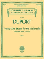 Duport - 21 Etudes for the Violoncello, Complete Books 1 & 2: Schirmer Library of Classics Volume 2095 by Duport, Jean-Louis