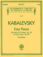 Easy Pieces: Schirmer Library of Classics Volume 2037 Piano Solo by Kabalevsky, Dmitri