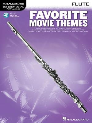 Favorite Movie Themes Flute Play-Along Book with Online Audio [With CD (Audio)] by Hal Leonard Corp