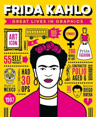 Great Lives in Graphics: Frida Kahlo by Books, Button