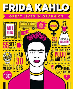 Great Lives in Graphics: Frida Kahlo by Books, Button