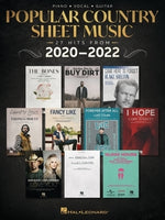 Popular Country Sheet Music: 27 Hits from 2020-2022 Arranged for Piano/Vocal/Guitar by Hal Leonard Publishing Corporation