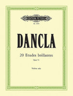 20 Études Brillantes Op. 73 for Violin by Dancla, Charles